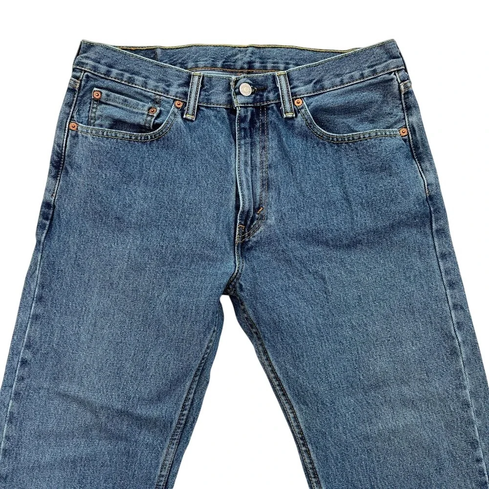 Levis Strauss‎ & Co Mens 505 Jeans, Light Blue Levi Mens Straight Leg Denim 246